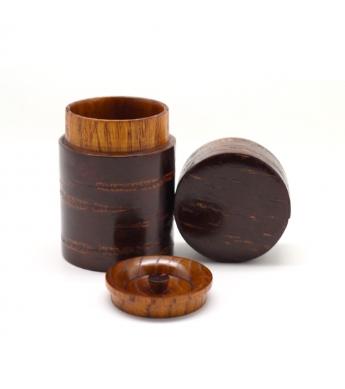 BOÎTE À THÉ EN BOIS DE CERISIER – Image 3