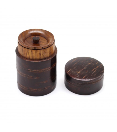 BOÎTE À THÉ EN BOIS DE CERISIER – Image 4