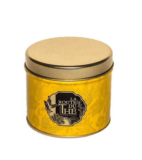 BOITE À THÉ JAUNE LA ROUTE DU THÉ – Image 2