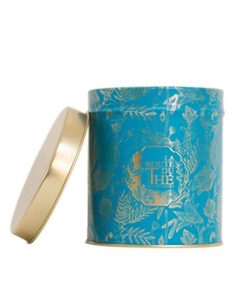 GRANDE BOITE À THÉ BLEUE LA ROUTE DU THÉ