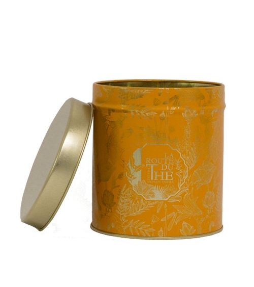 GRANDE BOITE À THÉ ORANGE LA ROUTE DU THÉ