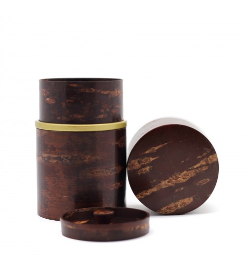 GRANDE BOÎTE EN BOIS DE CERISIER GOLD CIRCLE