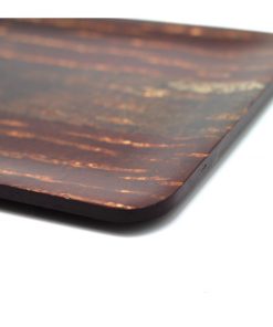 PLATEAU A THÉ EN BOIS DE CERISIER