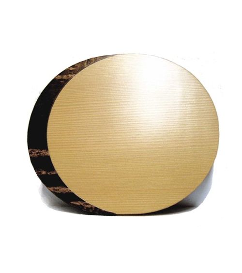 PLATEAU ROND EN BOIS DE CERISIER DU JAPON – Image 2