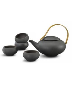 SERVICE À THÉ GALYA THÉIÈRE ET QUATRE TASSES