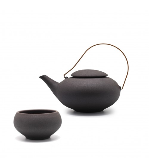 SERVICE À THÉ GALYA THÉIÈRE ET QUATRE TASSES – Image 4