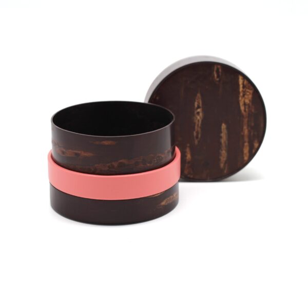 BOÎTE EN BOIS DE CERISIER PINK CIRCLE