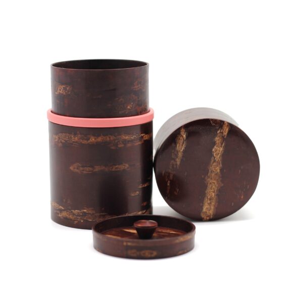 GRANDE BOÎTE EN BOIS DE CERISIER PINK CIRCLE