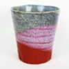 TASSE À THÉ EN GRÈS ROSE
